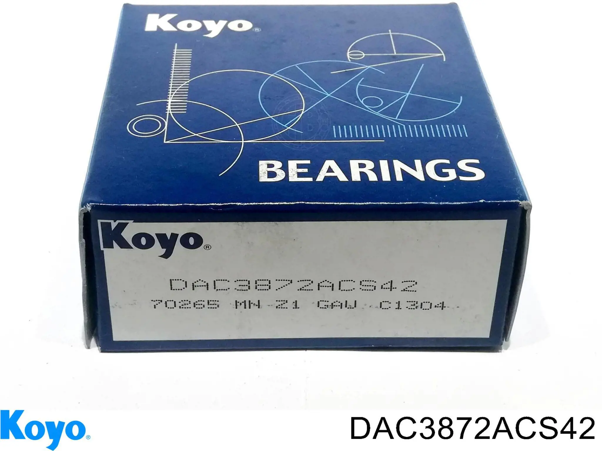 DAC3872ACS42 Koyo rolamento de cubo dianteiro