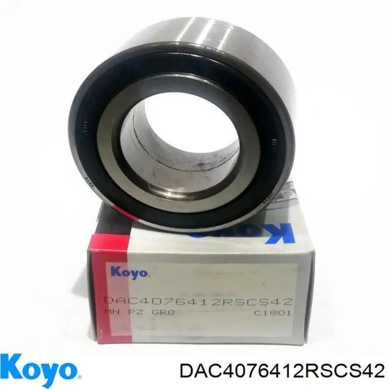 Cojinete de rueda delantero DAC4076412RSCS42 Koyo