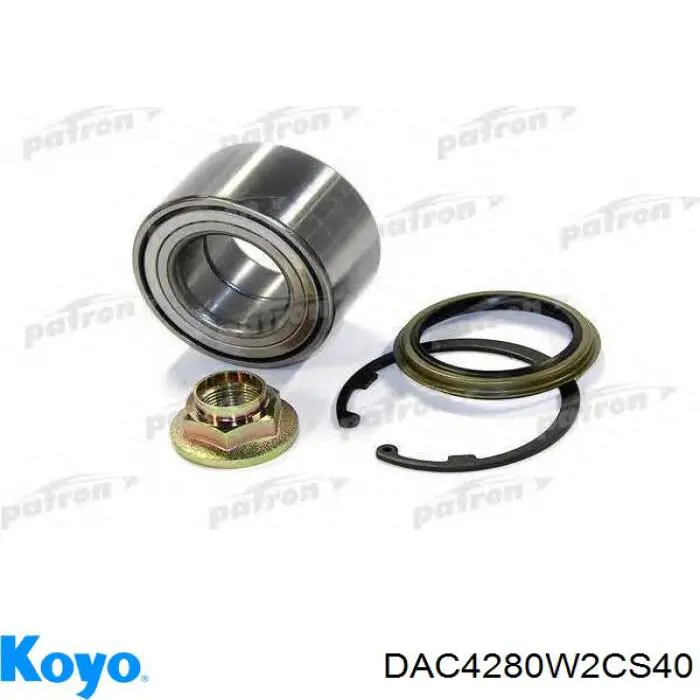 DAC4280W2CS40 Koyo Подшипник ступицы передней