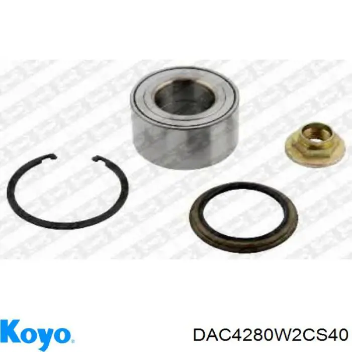 Комплект подшипника ступицы колеса Koyo DAC4280W2CS40 цена, от 19.20 USD