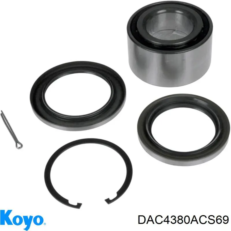 DAC4380ACS69 Koyo Подшипник ступицы задней