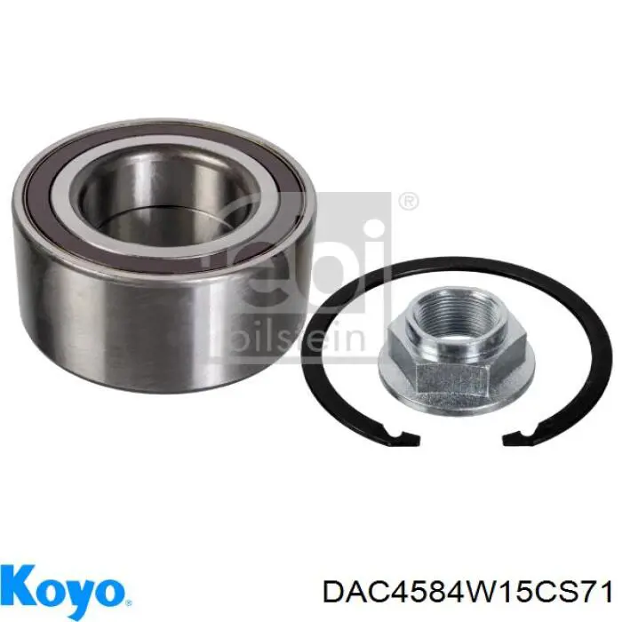DAC4584W15CS71 Koyo Подшипник ступицы передней