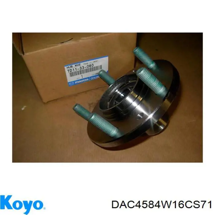 DAC4584W16CS71 Koyo Подшипник ступицы передней