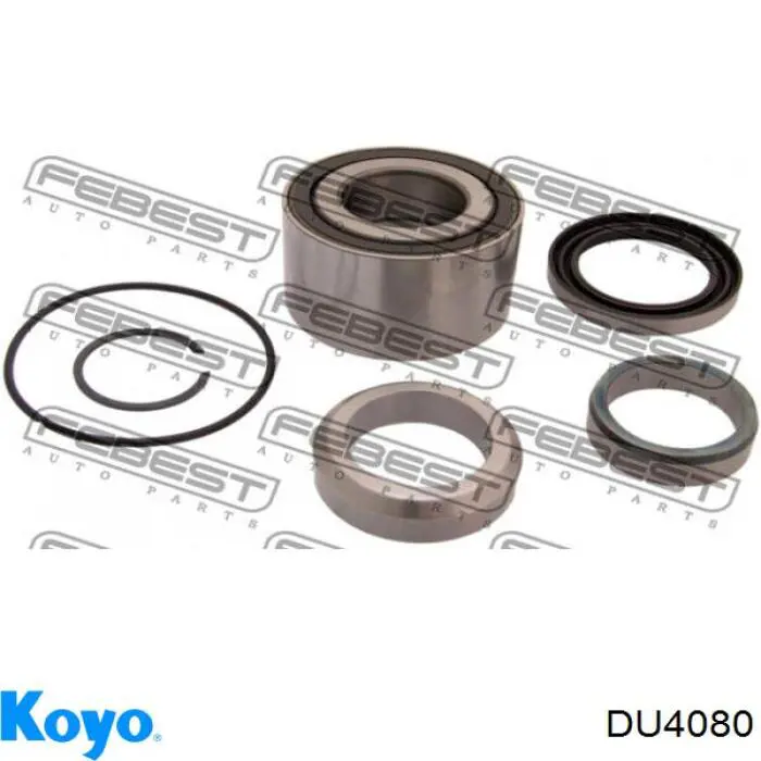 DU4080 Koyo Подшипник ступицы задней