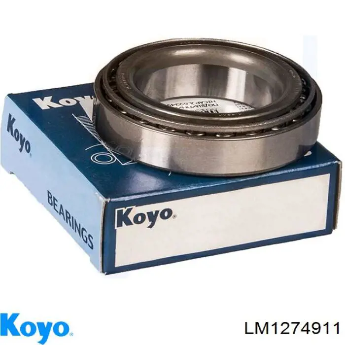 Подшипник ступицы передней наружный LM1274911 Koyo