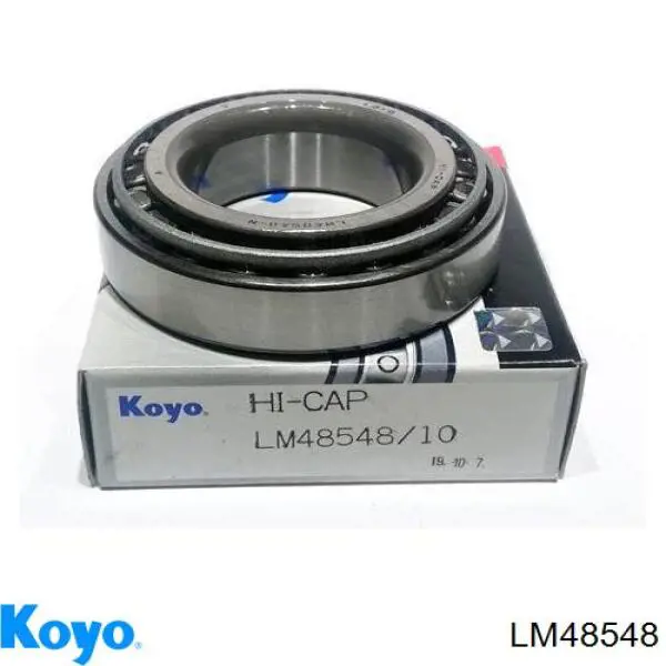 Подшипник ступицы передней внутренний LM48548 Koyo