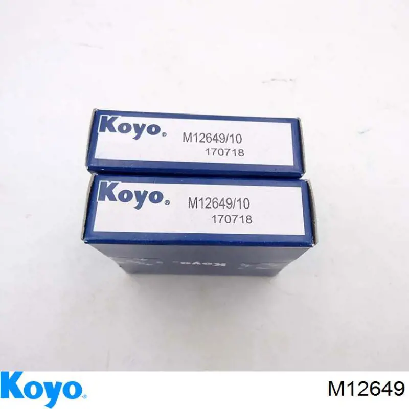 Подшипник ступицы передней наружный M12649 Koyo