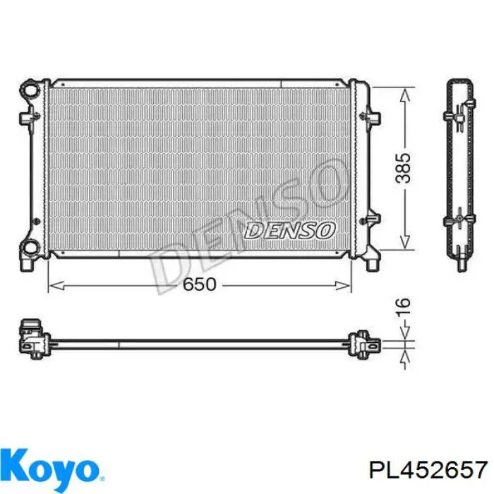 PL452657 Koyo Радиатор основной