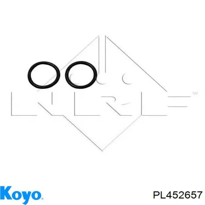 Радиатор охлаждения двигателя Koyo PL452657 цена, от 44.15 USD