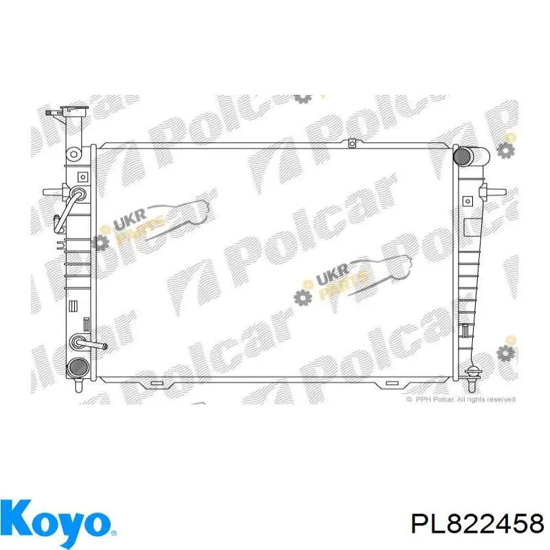 S253102E801 Hyundai/Kia Радиатор основной