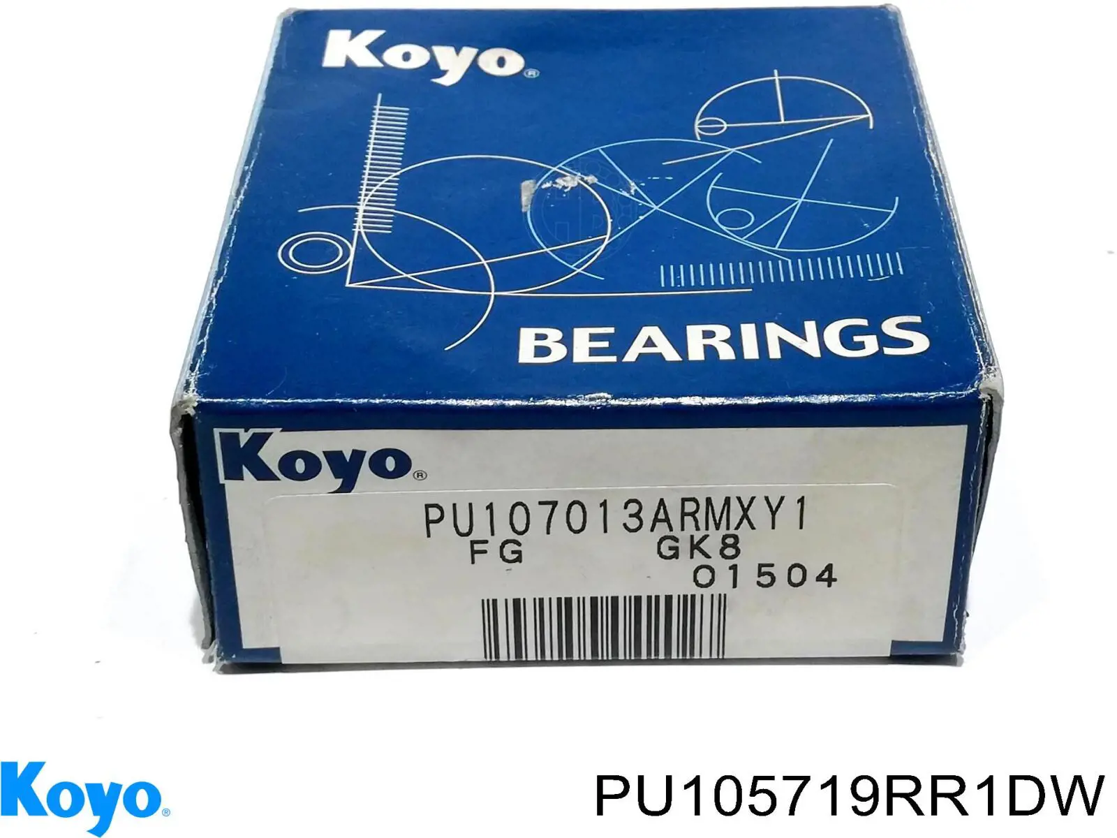 PU105719RR1DW Koyo Ролик натяжителя ремня ГРМ