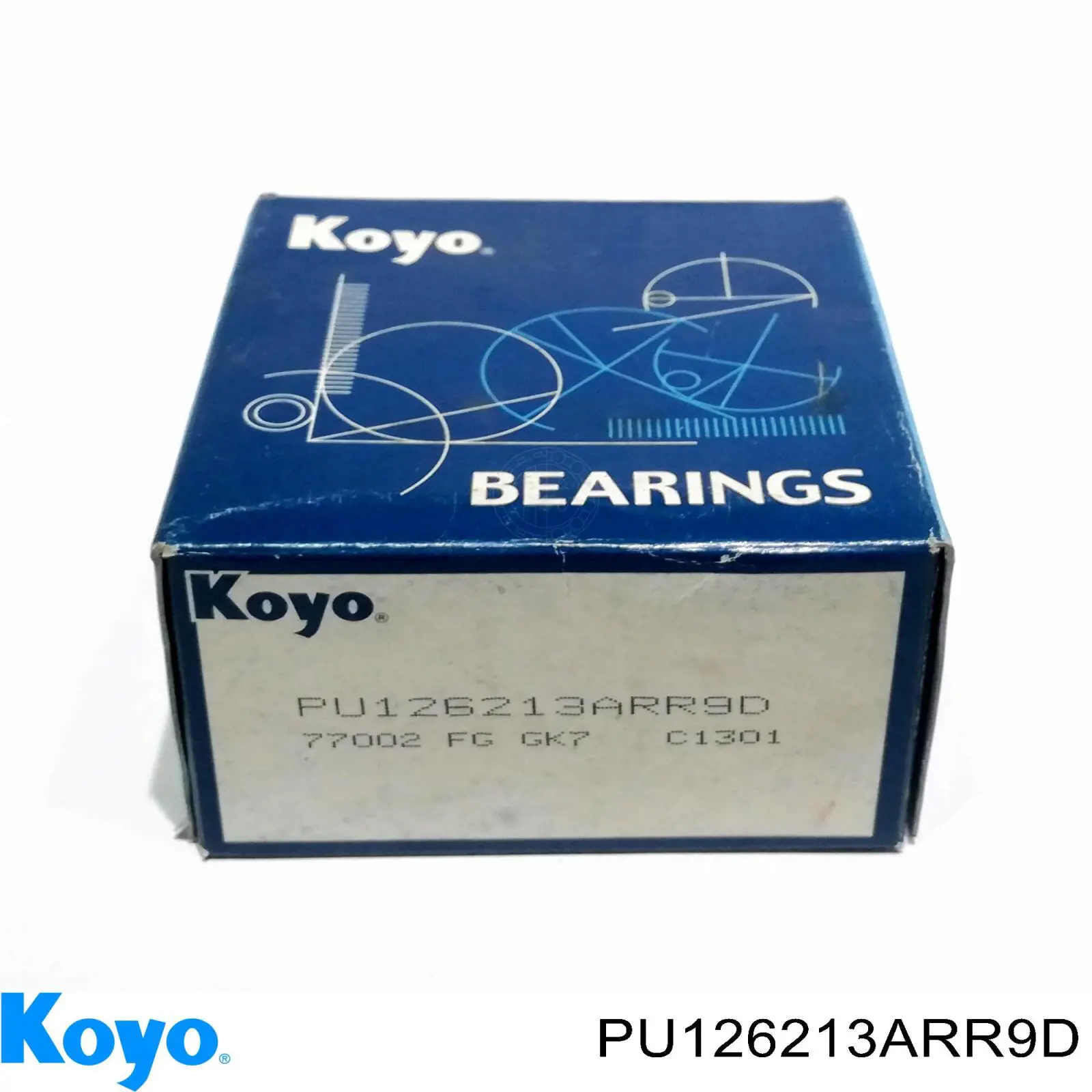 Rolo parasita da correia do mecanismo de distribuição de gás Koyo PU126213ARR9D