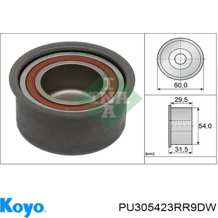 Купить PU305423RR9DW Koyo Ведуший ролик ГРМ