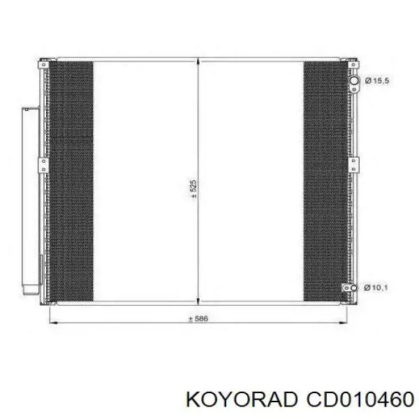 Радиатор кондиционера CD010460 Koyorad