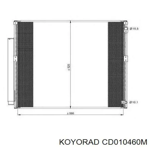 Радиатор кондиционера CD010460M Koyorad