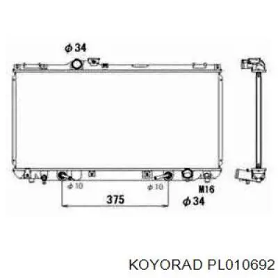 PL010692 Koyorad Радиатор основной