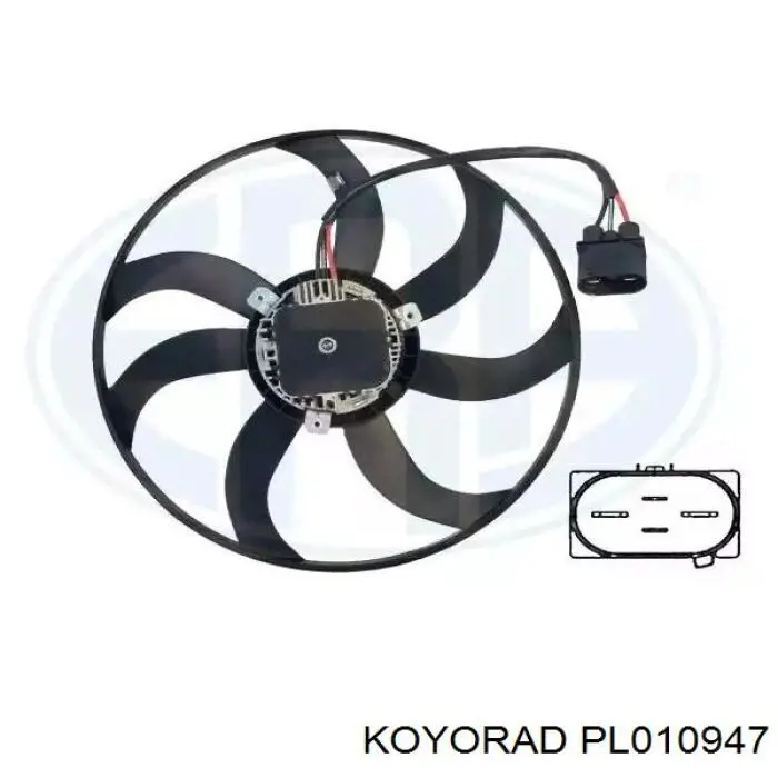 Купить PL010947 Koyorad Радиатор водяной