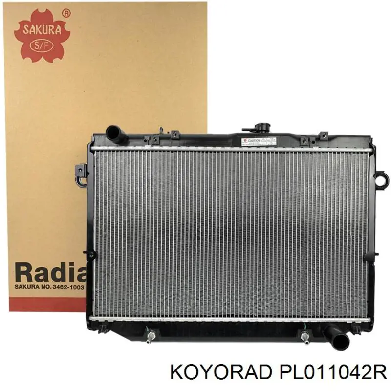 Радиатор охлаждения двигателя Koyorad PL011042R цена, от 184.08 USD