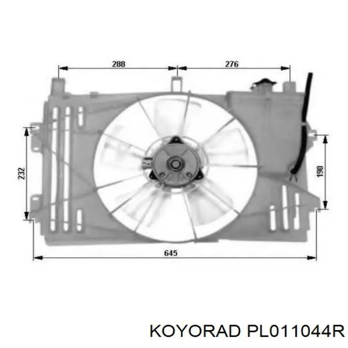 PL011044R Koyorad Радиатор основной