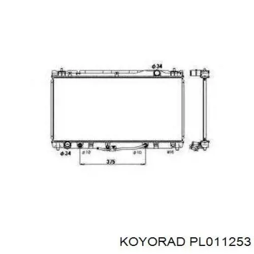 Радиатор PL011253 Koyorad