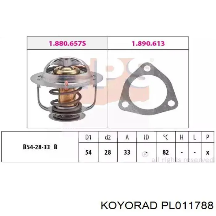 Купить PL011788 Koyorad Радиатор водяной
