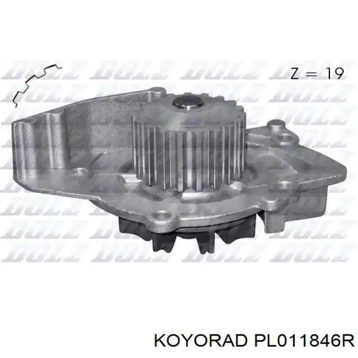 PL011846R Koyorad Радиатор основной