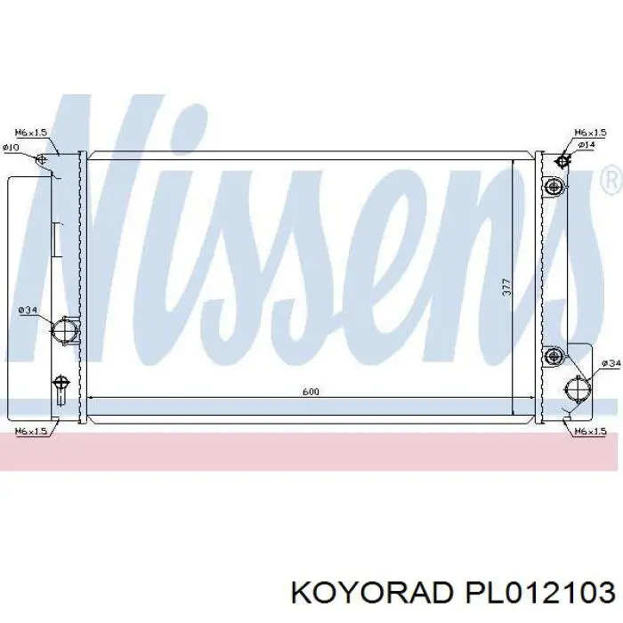 PL012103 Koyorad Радиатор основной