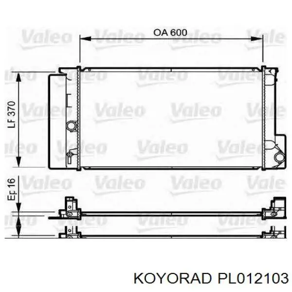 Радиатор PL012103 Koyorad