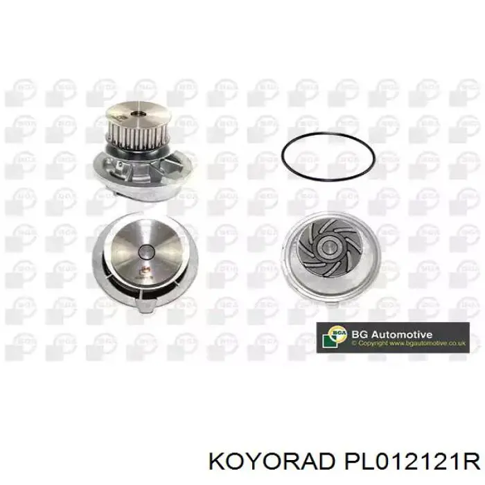 Купить PL012121R Koyorad Радиатор водяной