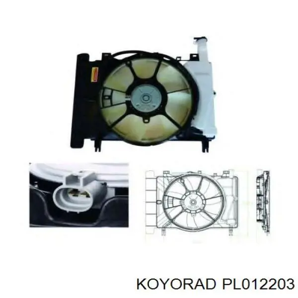 Радиатор охлаждения двигателя Koyorad PL012203 цена, от 239.77 USD