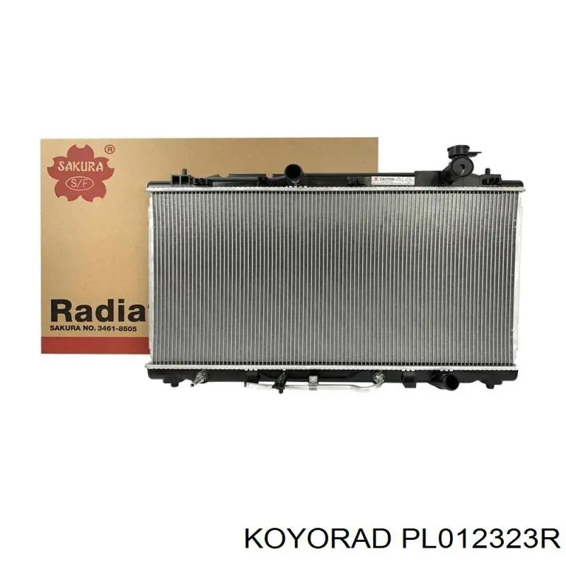 Радиатор охлаждения двигателя Koyorad PL012323R цена, от 142.15 USD