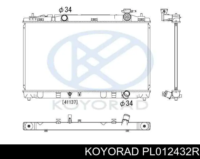 Радиатор PL012432R Koyorad