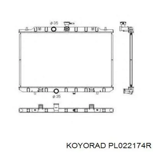 Радиатор PL022174R Koyorad