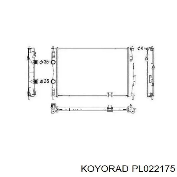 PL022175 Koyorad радиатор