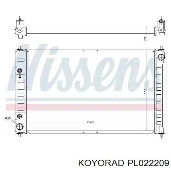 PL022209 Koyorad радиатор