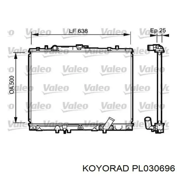 Радиатор PL030696 Koyorad