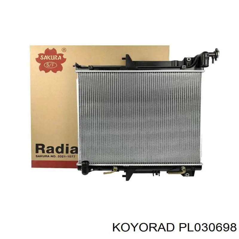 Радіатор охолодження двигуна PL030698 Koyorad