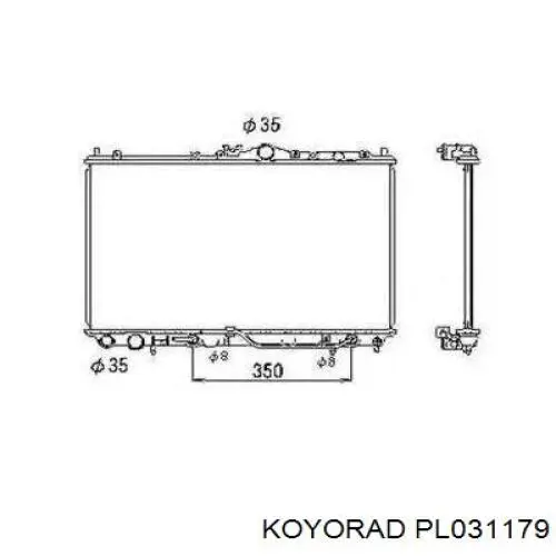 PL031179 Koyorad Радиатор основной