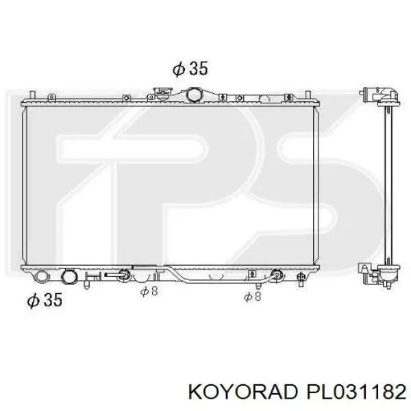 PL031182 Koyorad Радиатор основной