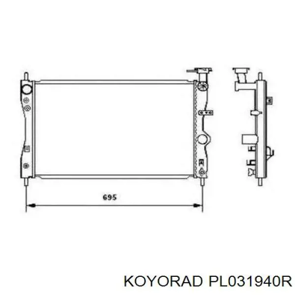 Радиатор PL031940R Koyorad