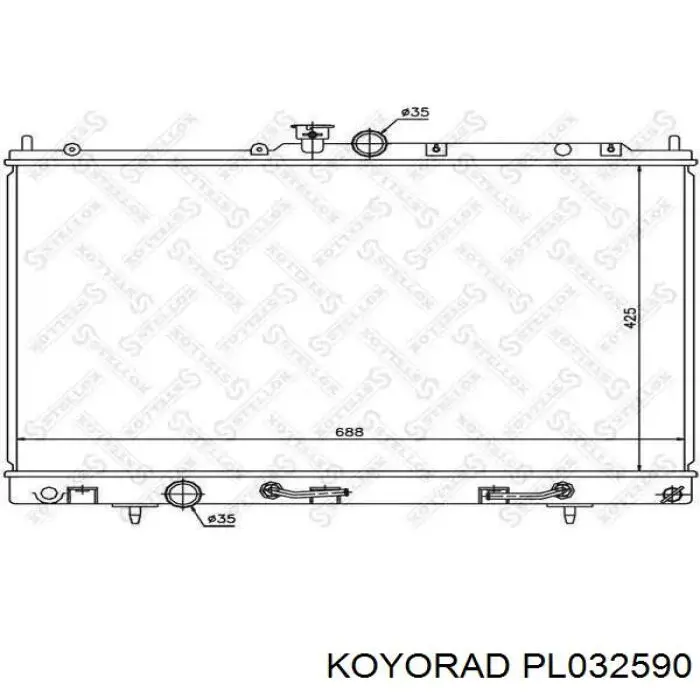 PL032590 Koyorad радиатор