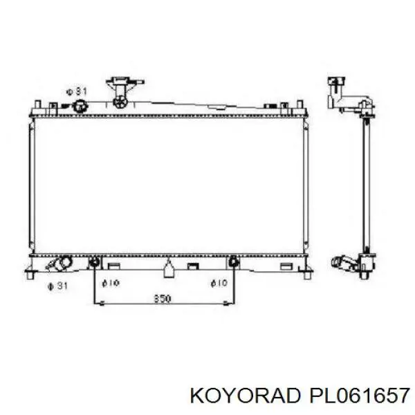 Радиатор PL061657 Koyorad