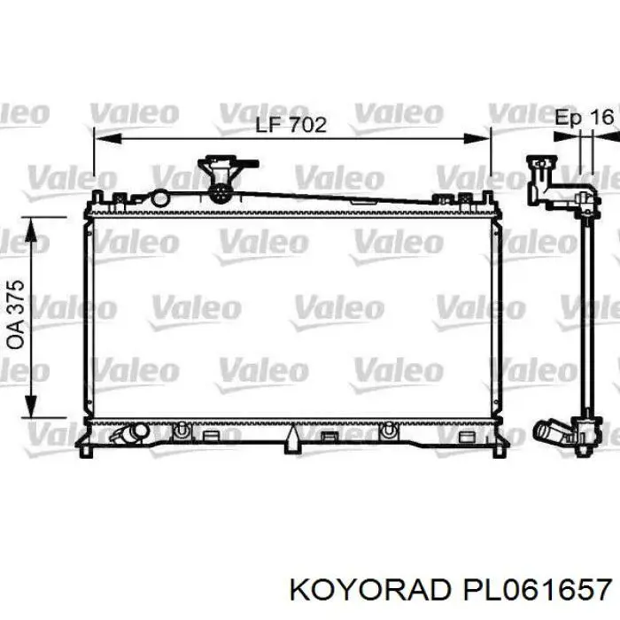 PL061657 Koyorad Радиатор основной