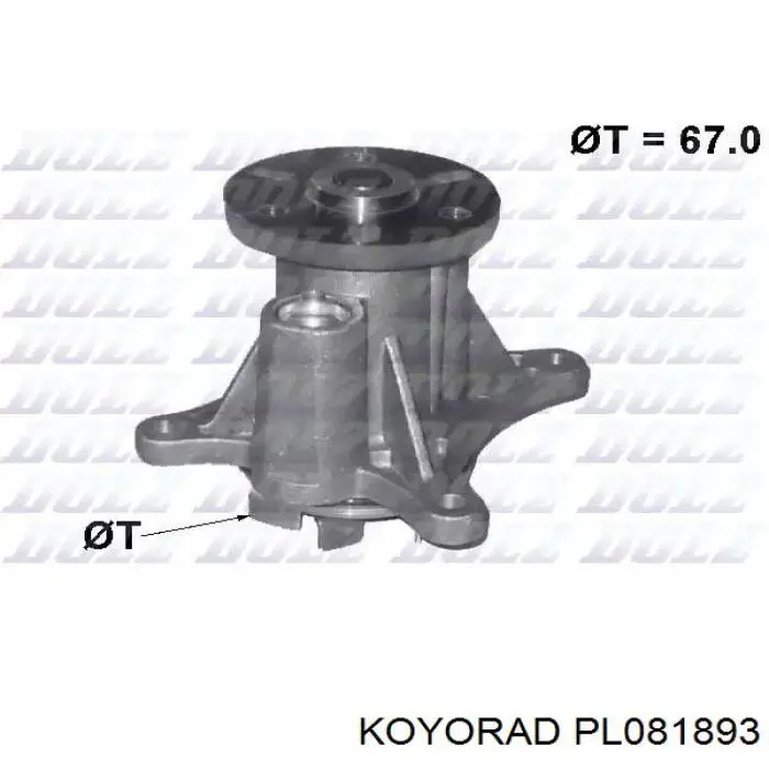 PL081893 Koyorad радиатор