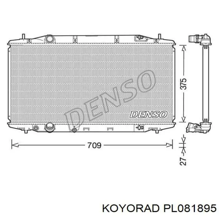 PL081895 Koyorad Радиатор основной