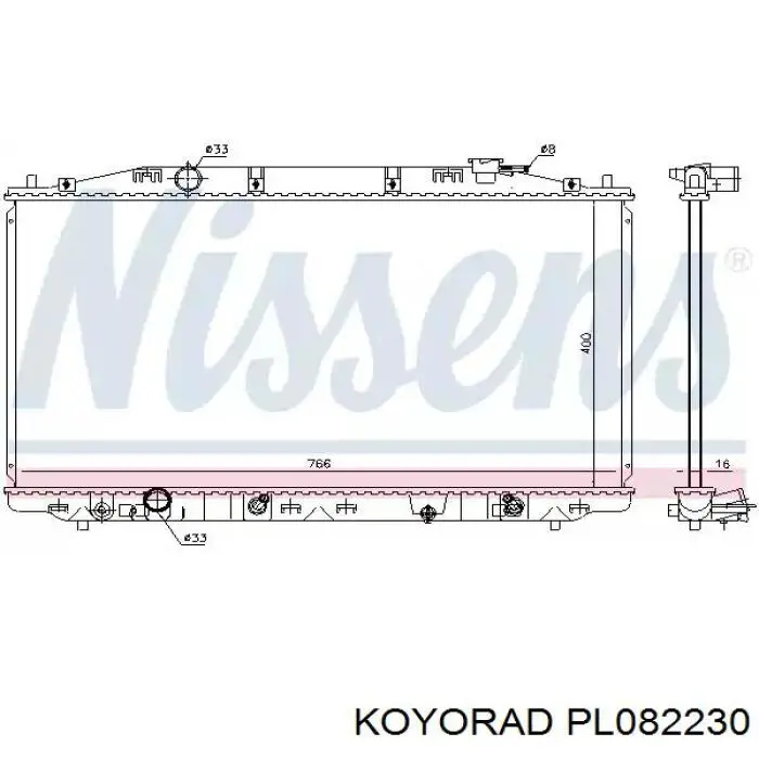 PL082230 Koyorad Радиатор основной