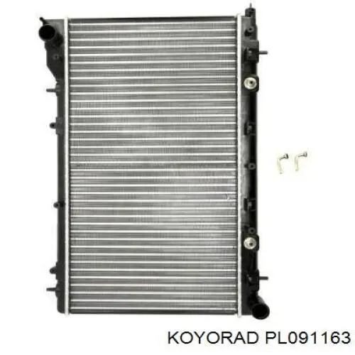 Radiador de esfriamento de motor PL091163 Koyorad