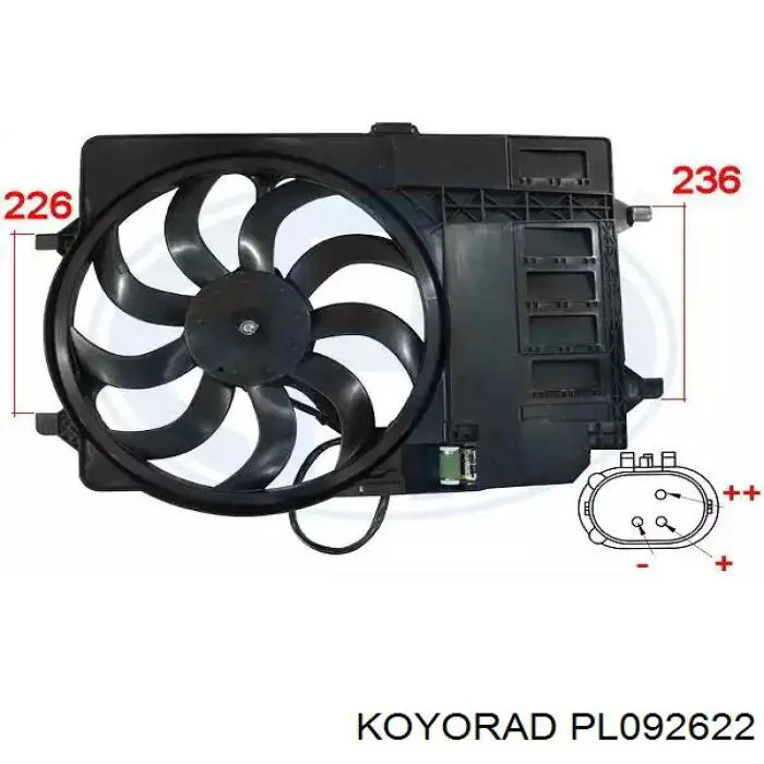Радиатор PL092622 Koyorad