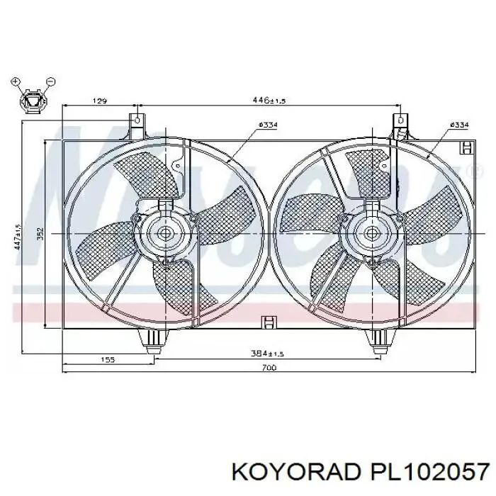 PL102057 Koyorad Радиатор основной