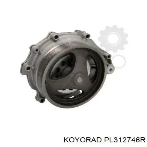 Купить PL312746R Koyorad Радиатор водяной